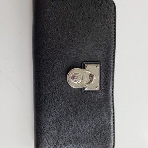 MICHAEL KORS Black Leather Wallet